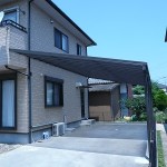 東員町・Ｏ邸　壁固定型の特注テラス